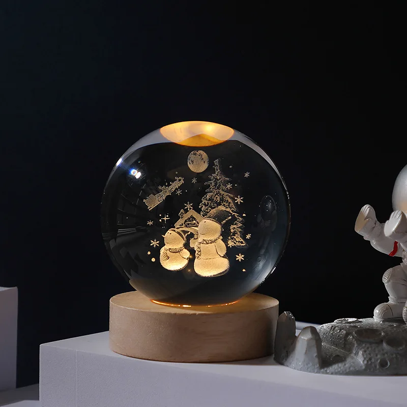 Christmas Crystal Ball LED Light Desktop Ornament Christmas Decoration for Home Xmas Gifts Noel Navidad New Year 2023 Room Decor
Christmas Crystal Ball LED Light Desktop Ornament Christmas Decoration for Home Xmas Gifts Noel Navidad New Year 2023 Room Decor