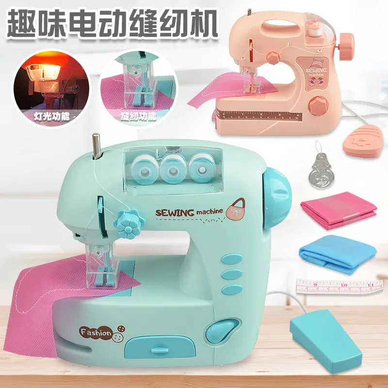 Children's Electric Light Mini Sewing Machine Kids Play House Games Tailor Interactive Toys Sewing Clothes Girls Gifts
Children's Electric Light Mini Sewing Machine Kids Play House Games Tailor Interactive Toys Sewing Clothes Girls Gifts