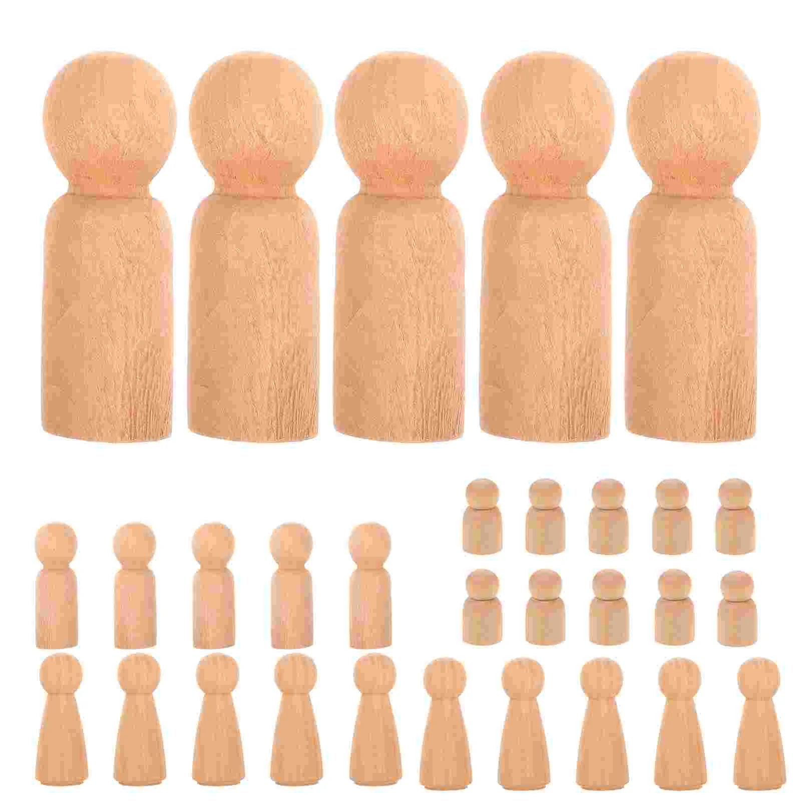 30pcs DIY Wooden People Peg Unfinished Crafts Wedding Cake Decoration Kids Painted Toy Educational Children Craft
30pcs DIY Wooden People Peg Unfinished Crafts Wedding Cake Decoration Kids Painted Toy Educational Children Craft
