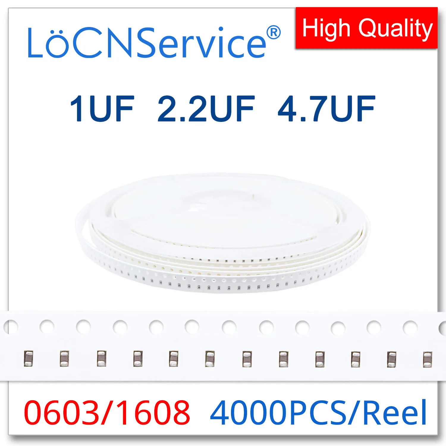 Конденсатор LoCNService 4000 шт 0603 1608 X5R X7R RoHS 6,3 V 10V 16V 25V 50V 10%(K) 1UF 2,2 UF 4,7 UF SMD, высокое качество 105 225 475
Конденсатор LoCNService 4000 шт 0603 1608 X5R X7R RoHS 6,3 V 10V 16V 25V 50V 10%(K) 1UF 2,2 UF 4,7 UF SMD, высокое качество 105 225 475