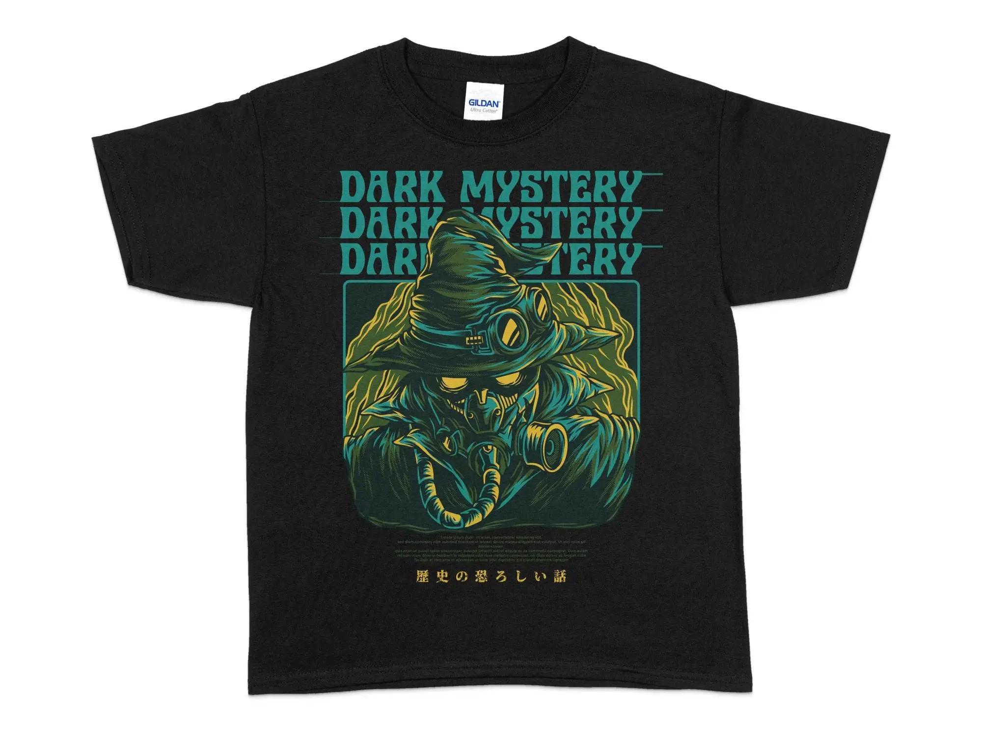 Мужская футболка Dark Mystery новинка с забавным принтом для ретро винтажная уличная