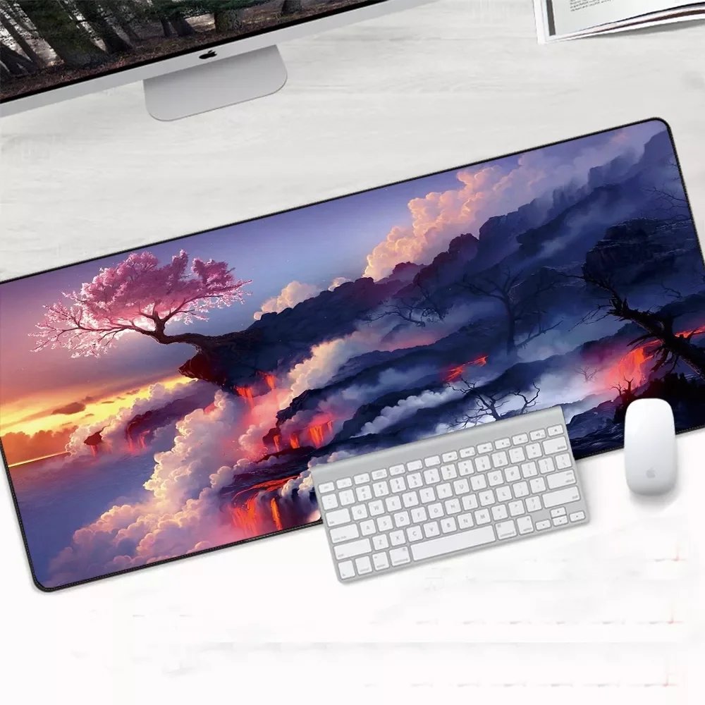 Cherry Blossoms Mouse Pad Gamer Large Lock Edge Soft Sakura Gaming Mousepad Mountain Non slip Rubber Computer Desk Mat Padmouse|
Cherry Blossoms Mouse Pad Gamer Large Lock Edge Soft Sakura Gaming Mousepad Mountain Non slip Rubber Computer Desk Mat Padmouse|