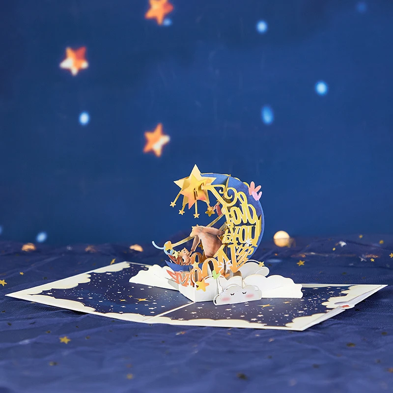 3D Pop Up Greeting Wedding Invitations Card Mothers Day Postcards Sweethearts l Love You The Moon To The Back Pop Up Card
3D Pop Up Greeting Wedding Invitations Card Mothers Day Postcards Sweethearts l Love You The Moon To The Back Pop Up Card