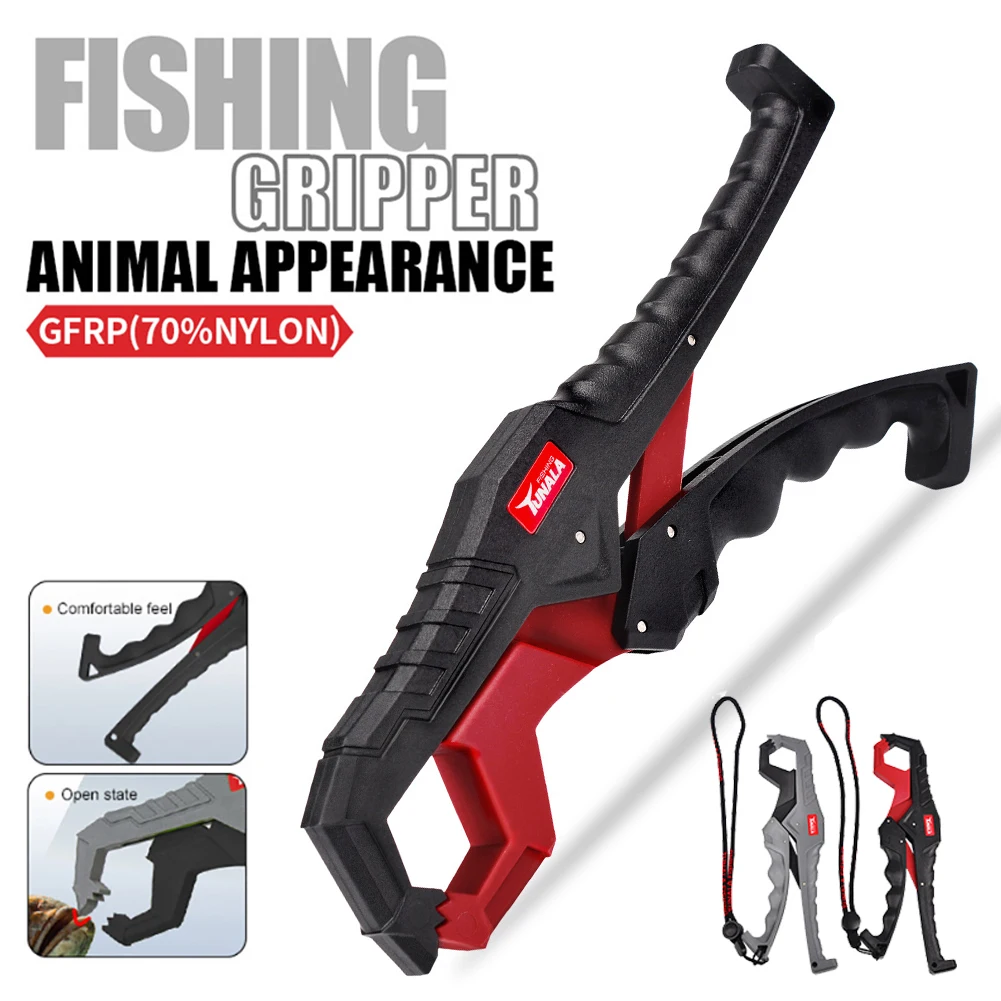 Fish Gripper 9.5" Lightweight Glass Fiber Fish Grabber With Lanyard Anti-Rust Anti-Corrosion Catfish Mouth Pliers Holder Clamp
Fish Gripper 9.5" Lightweight Glass Fiber Fish Grabber With Lanyard Anti-Rust Anti-Corrosion Catfish Mouth Pliers Holder Clamp