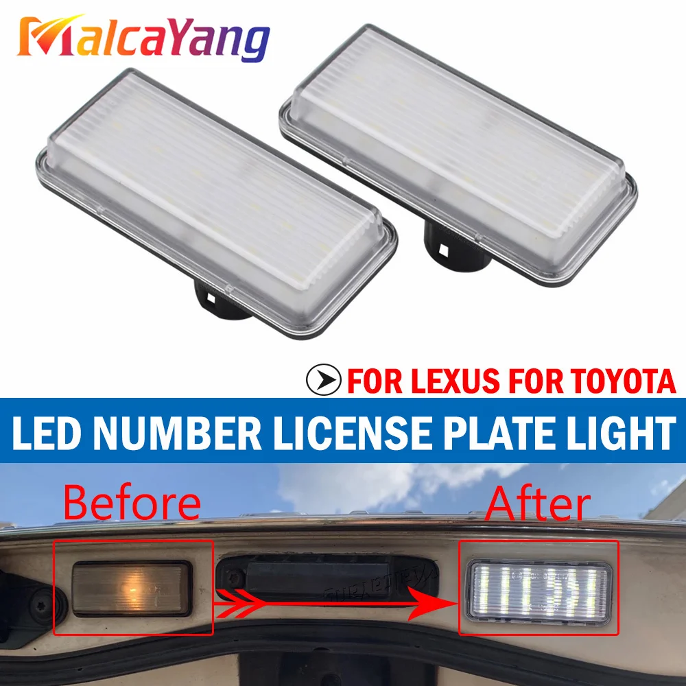 2 шт. Canbus автомобильный светодиодный светильник номерного знака для Toyota Land Cruiser 100 200 Prado 120 Reiz 4D Mark X аксессуары без ошибок
2 шт. Canbus автомобильный светодиодный светильник номерного знака для Toyota Land Cruiser 100 200 Prado 120 Reiz 4D Mark X аксессуары без ошибок