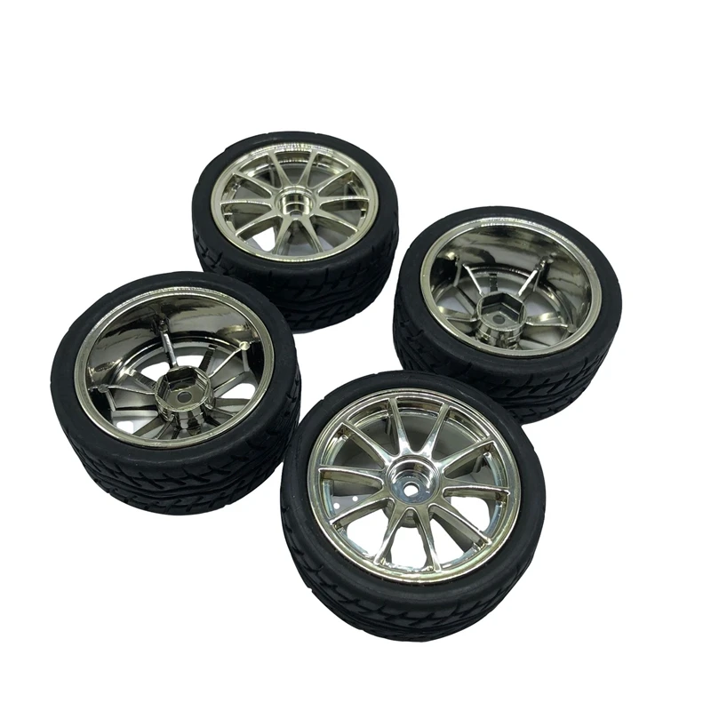 65Mm Metal Wheel Rim + Rubber Tires Tyres For RC Smart Robot Car Chassis Part DIY Toy
65Mm Metal Wheel Rim + Rubber Tires Tyres For RC Smart Robot Car Chassis Part DIY Toy