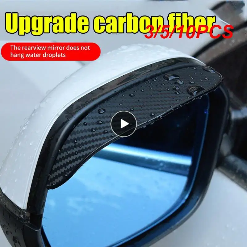 3/5/10PCS Universal Durable Rain Cover Carbon Fiber Protector Guard Waterproof Auto Rain Shiemirrld Car Mirror Accessories 
3/5/10PCS Universal Durable Rain Cover Carbon Fiber Protector Guard Waterproof Auto Rain Shiemirrld Car Mirror Accessories
