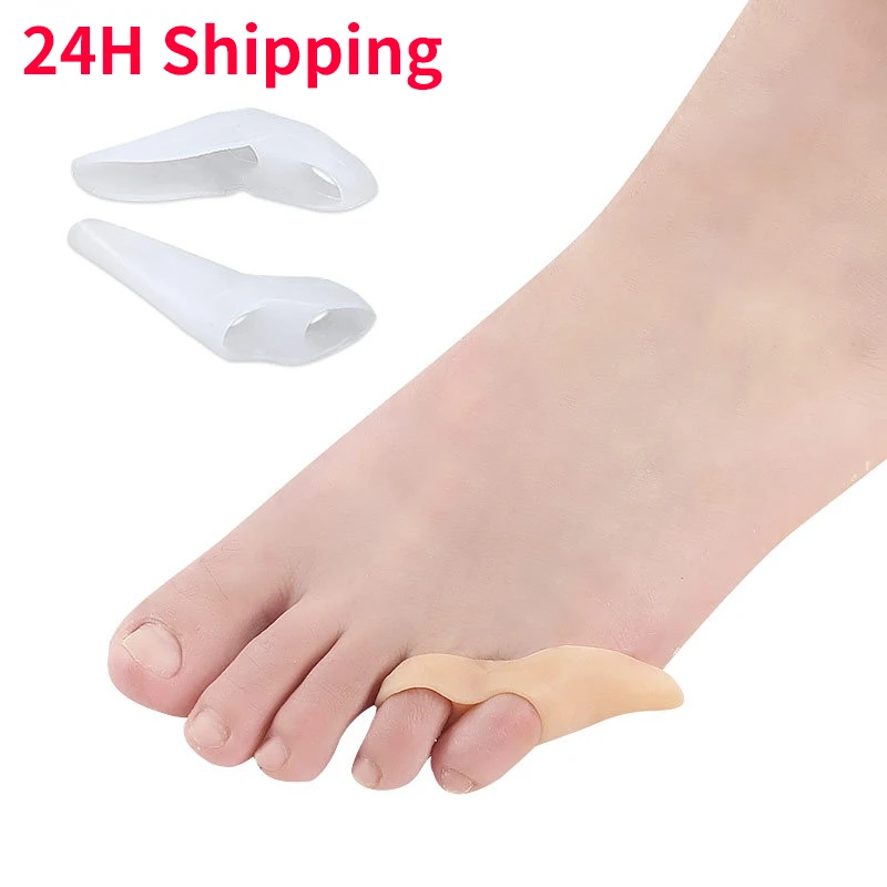 1 Pair Little Toe Straightener Toe Valgus Protector Silicone Toe Separator Bunion Adjuster Foot Pad Relief Foot Pain Tool
1 Pair Little Toe Straightener Toe Valgus Protector Silicone Toe Separator Bunion Adjuster Foot Pad Relief Foot Pain Tool