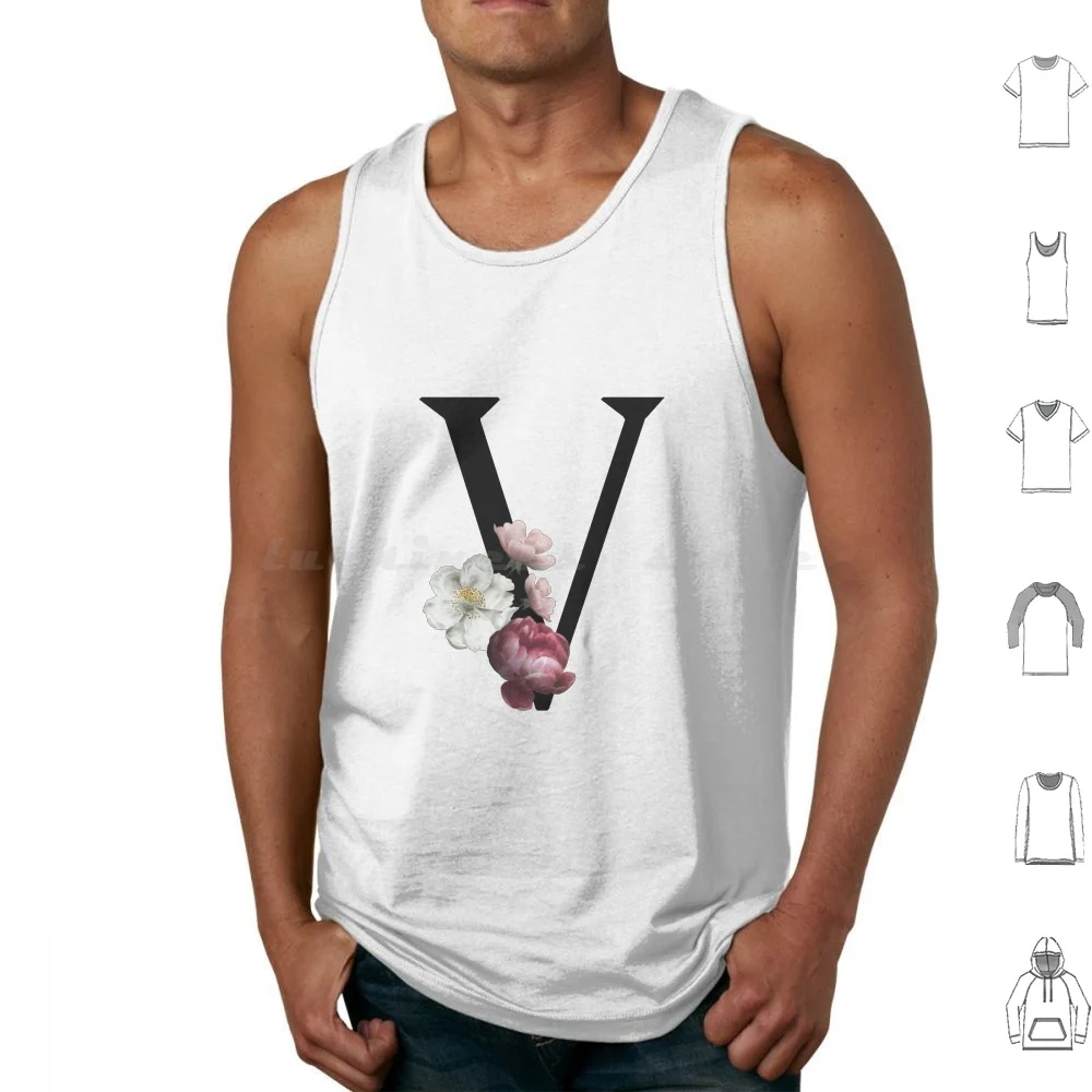 Letter V With Flowers Tank Tops Print Cotton Initial Letter Flowers Roses Beautiful Gardenia
Letter V With Flowers Tank Tops Print Cotton Initial Letter Flowers Roses Beautiful Gardenia