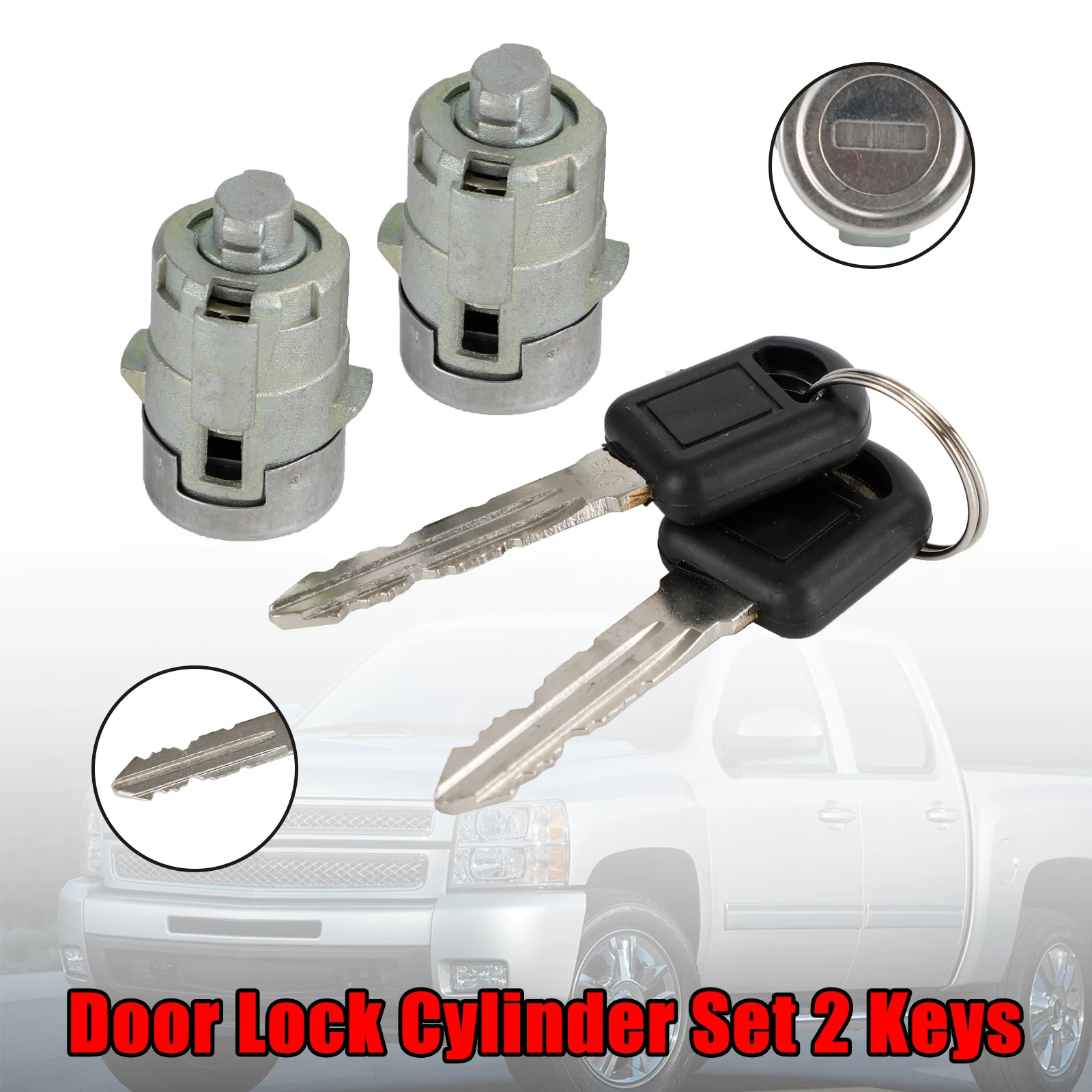 Набор цилиндров для дверного замка Areyourshop, 2 ключа для Chevy GMC Cadillac Trucks & SUVs 2001-2006, автомобильные аксессуары
Набор цилиндров для дверного замка Areyourshop, 2 ключа для Chevy GMC Cadillac Trucks & SUVs 2001-2006, автомобильные аксессуары