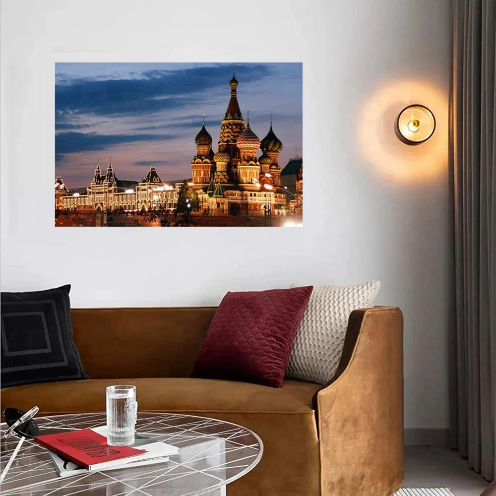 Canvas Prints Wall Art Russia Moscow St. Basil Cathedral Red Square Landscape Modern Wall Decor Gallery Artwork Drop Shipping
Canvas Prints Wall Art Russia Moscow St. Basil Cathedral Red Square Landscape Modern Wall Decor Gallery Artwork Drop Shipping