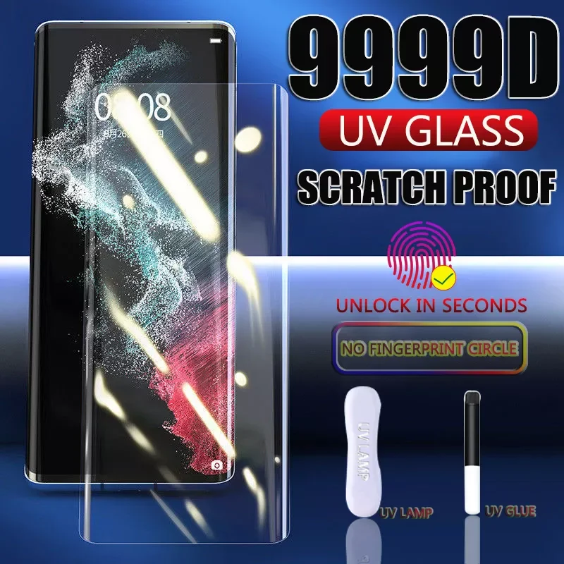 9999D UV Tempered Glass For Samsung Galaxy S21 S20 S10 S9 S22 Ultra Plus E 5G Screen Protector For Samsung Note 20 Ultra 10 9 8
9999D UV Tempered Glass For Samsung Galaxy S21 S20 S10 S9 S22 Ultra Plus E 5G Screen Protector For Samsung Note 20 Ultra 10 9 8