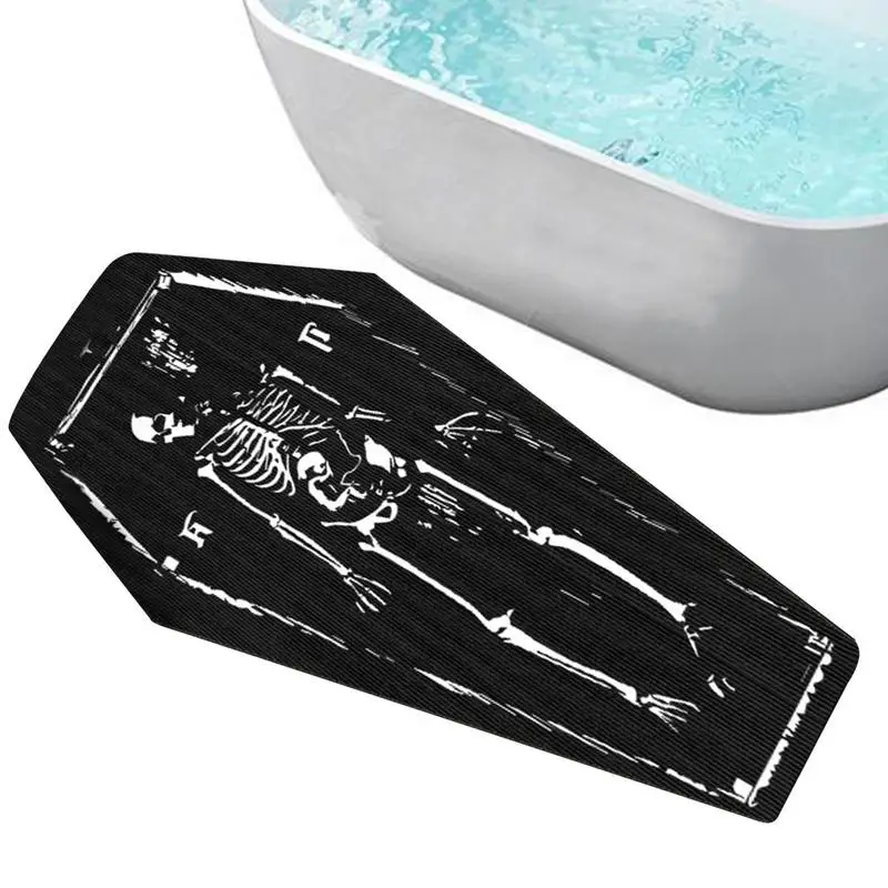 Gothic Style Carpets For Living Room Halloween Bedroom Decor Skeleton Carpet Dark Gothic Coffin Door Mat Non-slip Rug 
Gothic Style Carpets For Living Room Halloween Bedroom Decor Skeleton Carpet Dark Gothic Coffin Door Mat Non-slip Rug