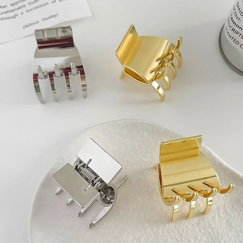 Заколки для волос из металлического сплава, серебристые, золотистые, черные 
Заколки для волос из металлического сплава, серебристые, золотистые, черные