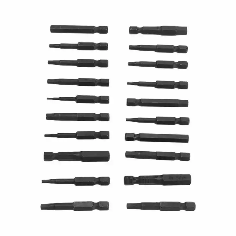 Hex Screwdriver Bit Set Hex Power Bits Phosphate Finish Corrosion Resistant Clear Scale Professional Electric with Storage
Hex Screwdriver Bit Set Hex Power Bits Phosphate Finish Corrosion Resistant Clear Scale Professional Electric with Storage