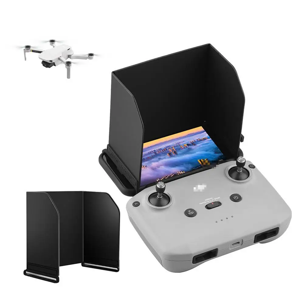 Remote Control Mount Mobile Phone Sun Hood Sunshade with Aluminium Joystick for DJI Mavic Air 2 Accessories Plastic Sunshade
Remote Control Mount Mobile Phone Sun Hood Sunshade with Aluminium Joystick for DJI Mavic Air 2 Accessories Plastic Sunshade