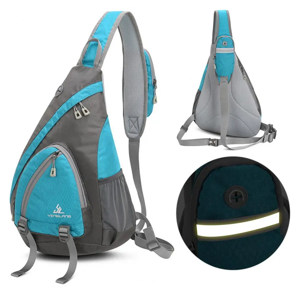 Outdoor Single Shoulder Bag Unisex Crossbody Bag Adjustable Strap Earphone Hole Sport Chest Pack for Travel Hiking Camping
Outdoor Single Shoulder Bag Unisex Crossbody Bag Adjustable Strap Earphone Hole Sport Chest Pack for Travel Hiking Camping