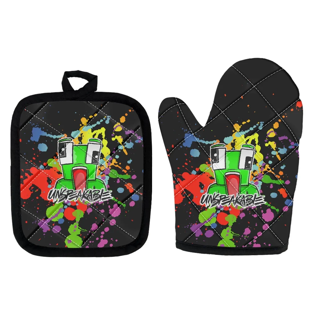 Green Monster Cartoon Game Plays Print Oven Gloves Heat Resistant Set Baking Accessories Oven Mitts Kitchen Insulation Pad Mat
Green Monster Cartoon Game Plays Print Oven Gloves Heat Resistant Set Baking Accessories Oven Mitts Kitchen Insulation Pad Mat
