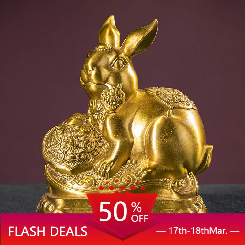 Copper Ware Pure Brass Pairs Rabbit Copper Rabbit Zodiac Rabbit Money Zodiac Rabbit Home Hallway Crafts Decorations
Copper Ware Pure Brass Pairs Rabbit Copper Rabbit Zodiac Rabbit Money Zodiac Rabbit Home Hallway Crafts Decorations