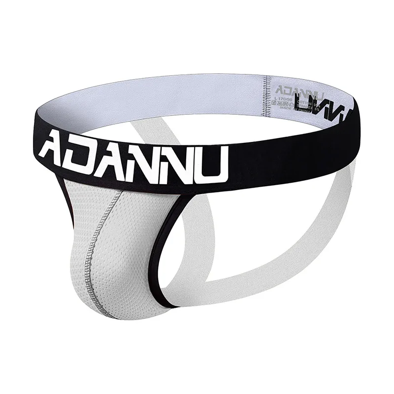 ADANNU Translucent Sexy Men's thong Mesh Low Waist Temptation Underwear Strong Men's T-pants AD139
ADANNU Translucent Sexy Men's thong Mesh Low Waist Temptation Underwear Strong Men's T-pants AD139