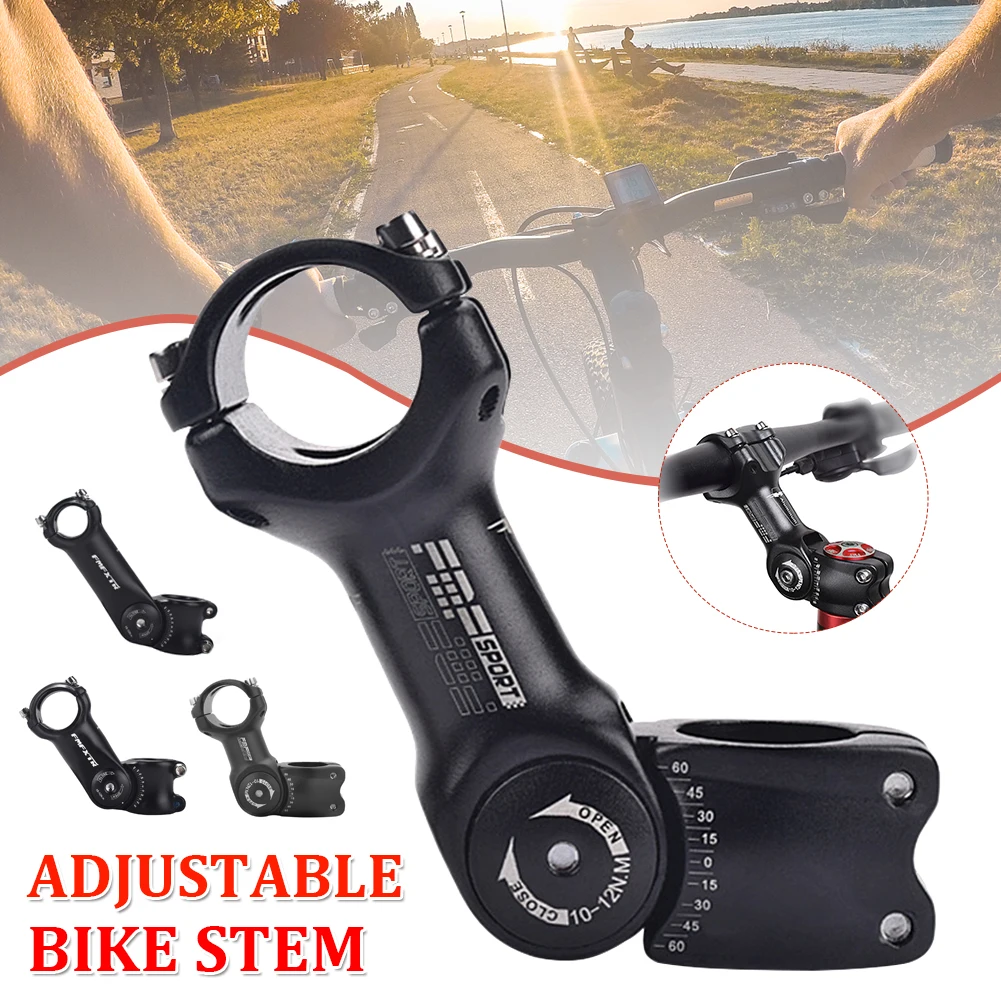 New MTB Bicycle Stem 25.4mm/31.8mm Aluminum Alloy Bike Handlebars Stem Adjustable Angle Riser Bridge Pipe Cycling Accessories
New MTB Bicycle Stem 25.4mm/31.8mm Aluminum Alloy Bike Handlebars Stem Adjustable Angle Riser Bridge Pipe Cycling Accessories
