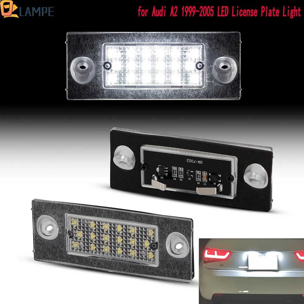 2 шт. белый светодиодный светильник номерного знака для Audi A2 1999-2005 Canbus без ошибок освещение номерного знака автомобиля
2 шт. белый светодиодный светильник номерного знака для Audi A2 1999-2005 Canbus без ошибок освещение номерного знака автомобиля