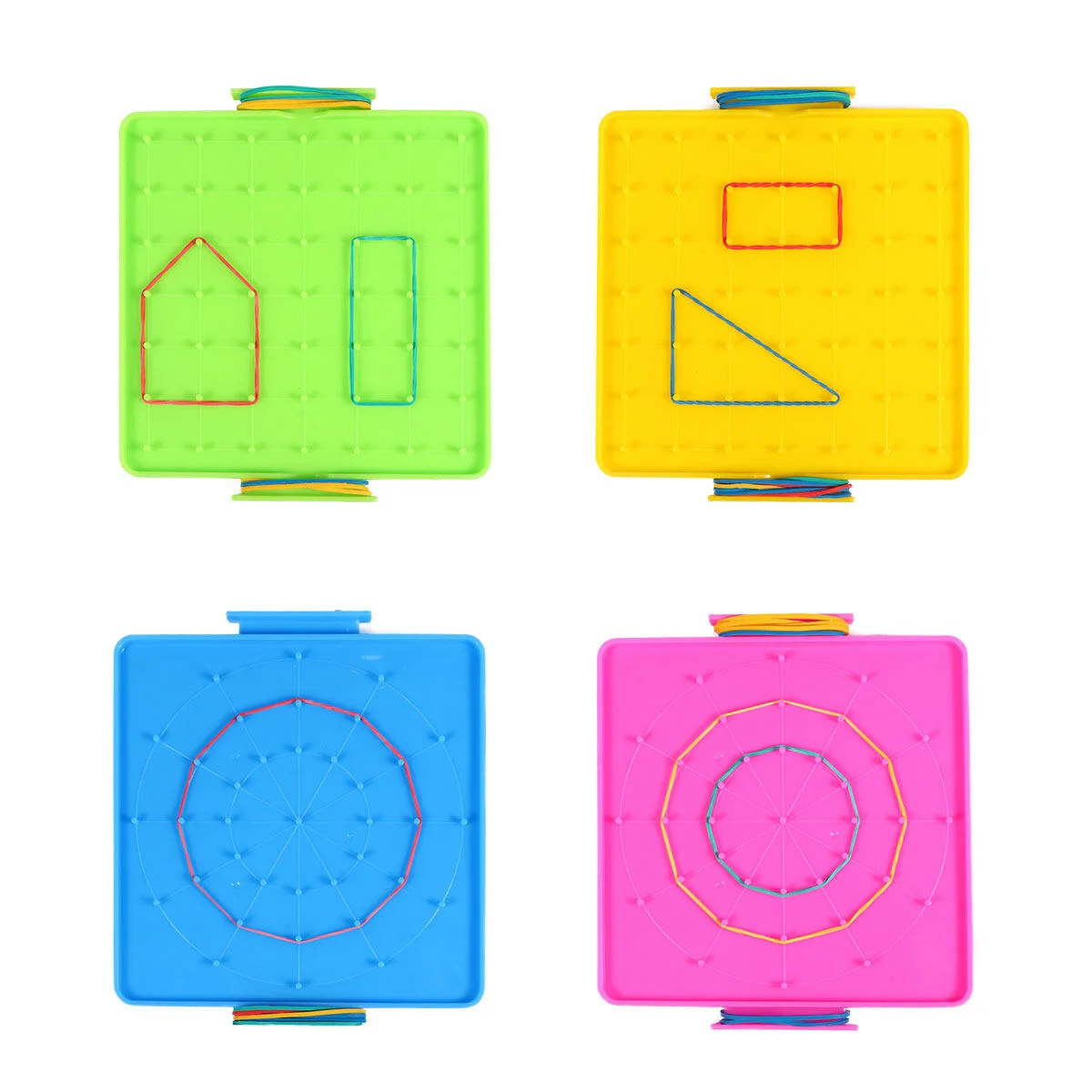 4 Pcs Peg Board Creative Geoboard Nail Plate Educational Toys Plastic Pegboard Kids Mathematics Learning Tools Puzzle
4 Pcs Peg Board Creative Geoboard Nail Plate Educational Toys Plastic Pegboard Kids Mathematics Learning Tools Puzzle