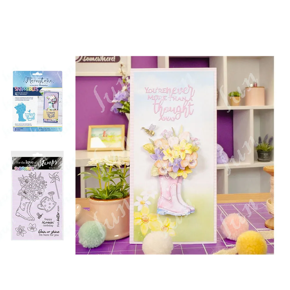 New Diy Paper Card Coloring Embossing Template Wellies Bouquet Metal Cutting Dies and Stamps Scrapbook Diary Decoration Stencils
New Diy Paper Card Coloring Embossing Template Wellies Bouquet Metal Cutting Dies and Stamps Scrapbook Diary Decoration Stencils