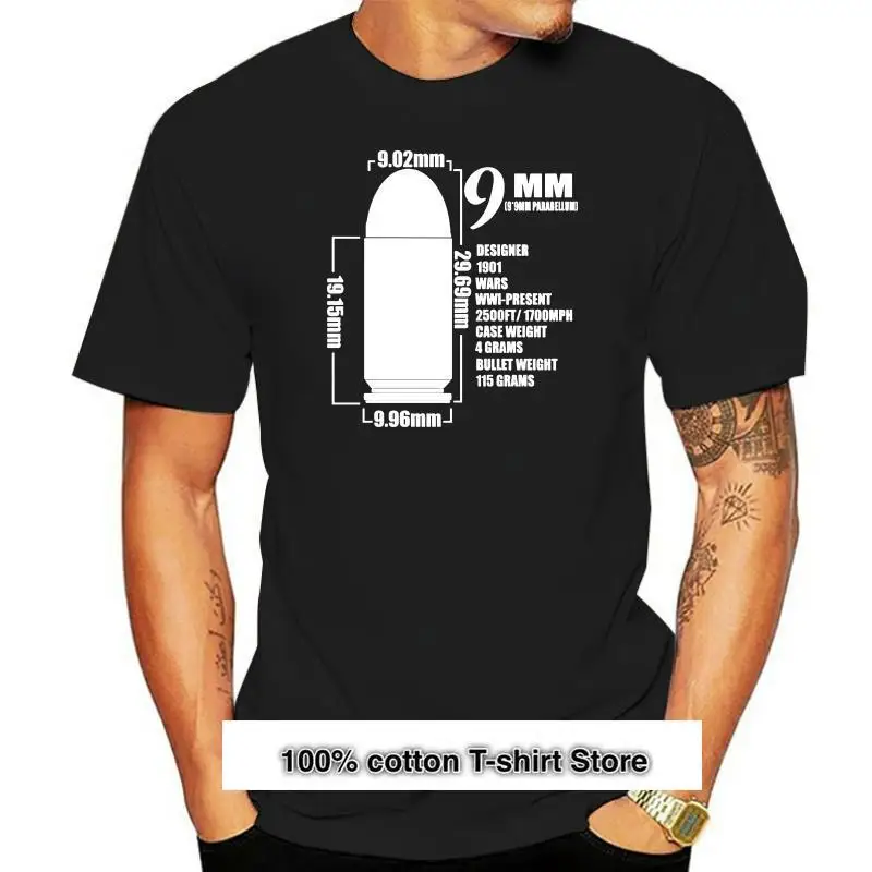 Luger-Camiseta de manga corta para hombre, camisa con estampado de 9mm, talla grande, impresionante, 100 de algodón, de verano
Luger-Camiseta de manga corta para hombre, camisa con estampado de 9mm, talla grande, impresionante, 100 de algodón, de verano