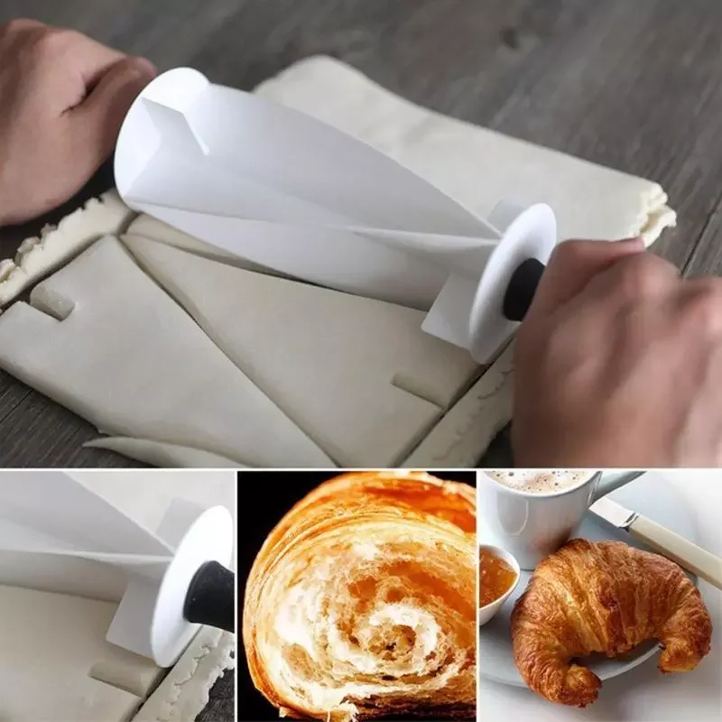 2022New Plastic Handle Rolling Cutter for Making Croissant Bread Dough Pastry Wheel Knife Croissant Kitchen Baking Tool
2022New Plastic Handle Rolling Cutter for Making Croissant Bread Dough Pastry Wheel Knife Croissant Kitchen Baking Tool