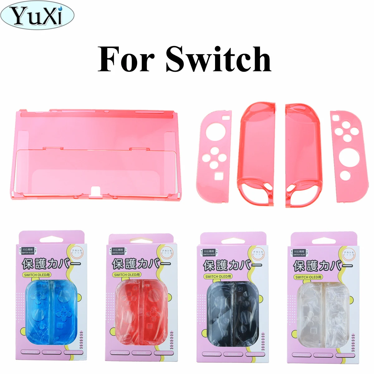 Универсальный прозрачный защитный чехол YuXi из поликарбоната для Nintendo Switch OLED чехол s твердая прозрачная задняя крышка корпус ультратонкая с...
Универсальный прозрачный защитный чехол YuXi из поликарбоната для Nintendo Switch OLED чехол s твердая прозрачная задняя крышка корпус ультратонкая с...