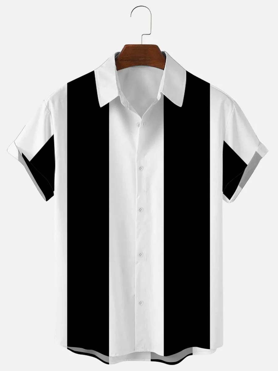 2022 New Solid Color Stripes Creative 3D Digital Printing Summer Break Loose Short-sleeved Shirt Men's
2022 New Solid Color Stripes Creative 3D Digital Printing Summer Break Loose Short-sleeved Shirt Men's