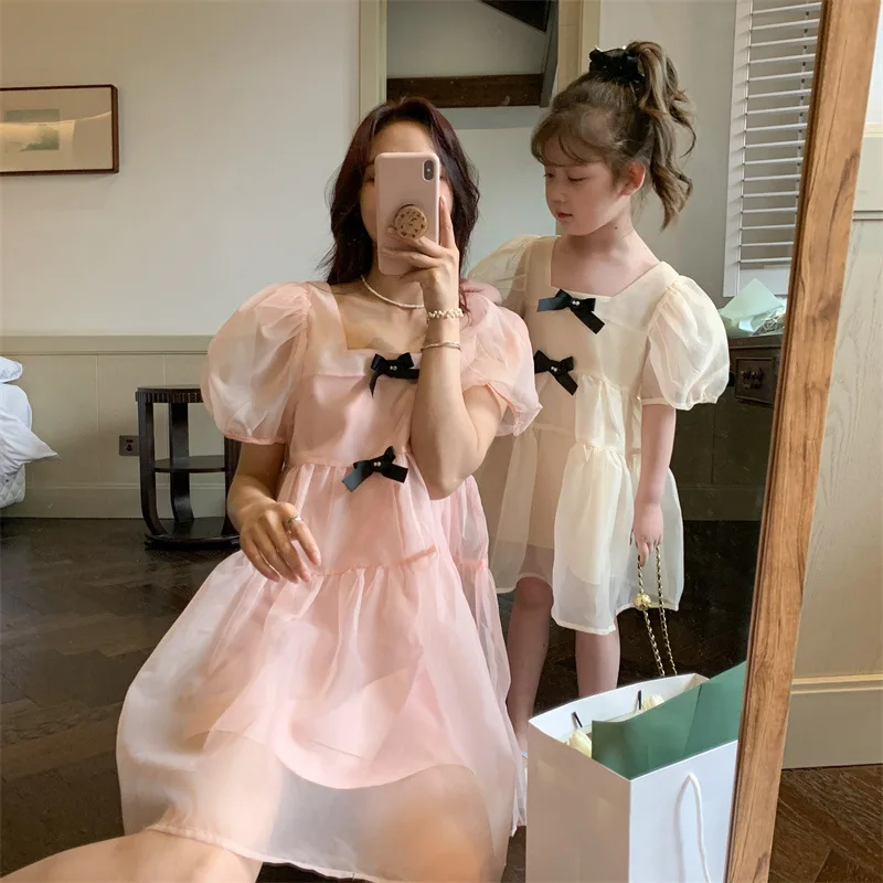 Mother Daughter Equal Dress For Birthday Wedding Party Princess Mom And Baby Girls Matching Dresses 2022 Summer Women Clothing
Mother Daughter Equal Dress For Birthday Wedding Party Princess Mom And Baby Girls Matching Dresses 2022 Summer Women Clothing