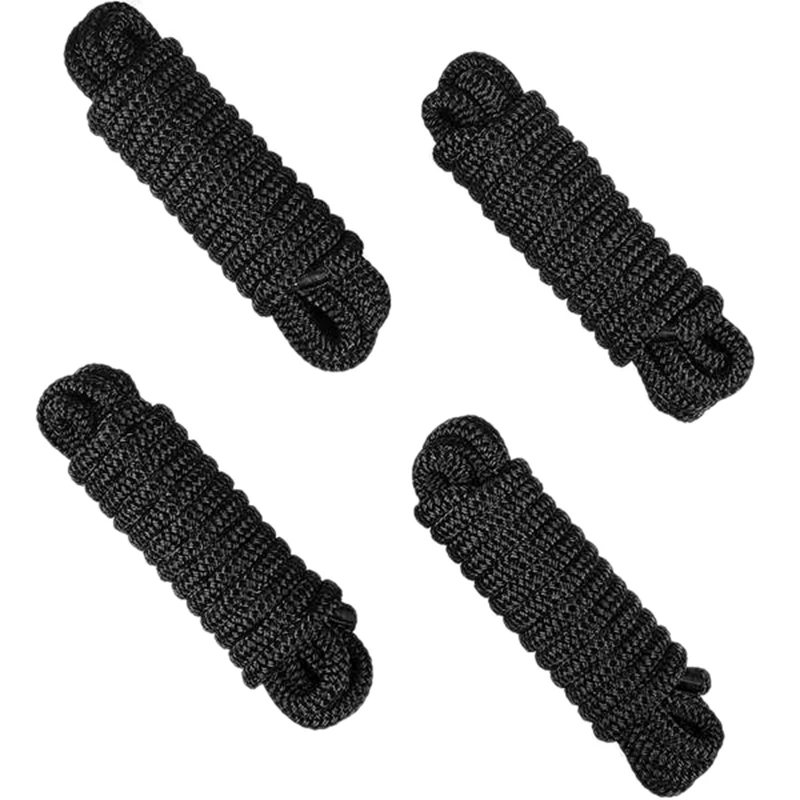 4Pcs Double-Braided Nylon Dock Line Boat Ropes(3/8 Inchx15ft),Marine Mooring Rope Dock Line For Docking Boat Accessories
4Pcs Double-Braided Nylon Dock Line Boat Ropes(3/8 Inchx15ft),Marine Mooring Rope Dock Line For Docking Boat Accessories