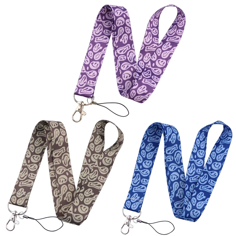 C2338 Trippy Smiley Face Lanyard For Keys Mobile Phone Hanging Rope USB ID Card Badge Holder Keychain DIY Lanyards
C2338 Trippy Smiley Face Lanyard For Keys Mobile Phone Hanging Rope USB ID Card Badge Holder Keychain DIY Lanyards