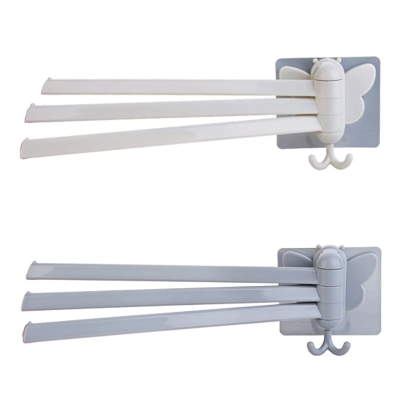 Wall Mounted Towel Bar Swivel Towel Rack Self Adhesive Towel Hanger 180° Rotation Space Saving Towel Rack for Bathroom
Wall Mounted Towel Bar Swivel Towel Rack Self Adhesive Towel Hanger 180° Rotation Space Saving Towel Rack for Bathroom