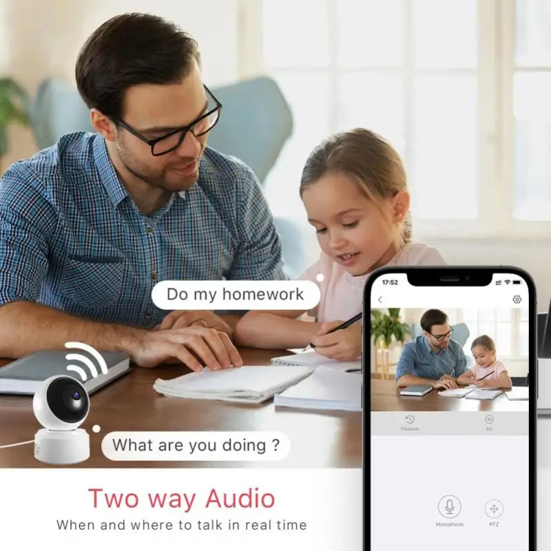 Baby Monitor Wireless Wifi Camera 2-way Audio Surveillance Cam Hd 1080p Mini Ptz Ip Cam Camera Motion Detection Smart Home
Baby Monitor Wireless Wifi Camera 2-way Audio Surveillance Cam Hd 1080p Mini Ptz Ip Cam Camera Motion Detection Smart Home