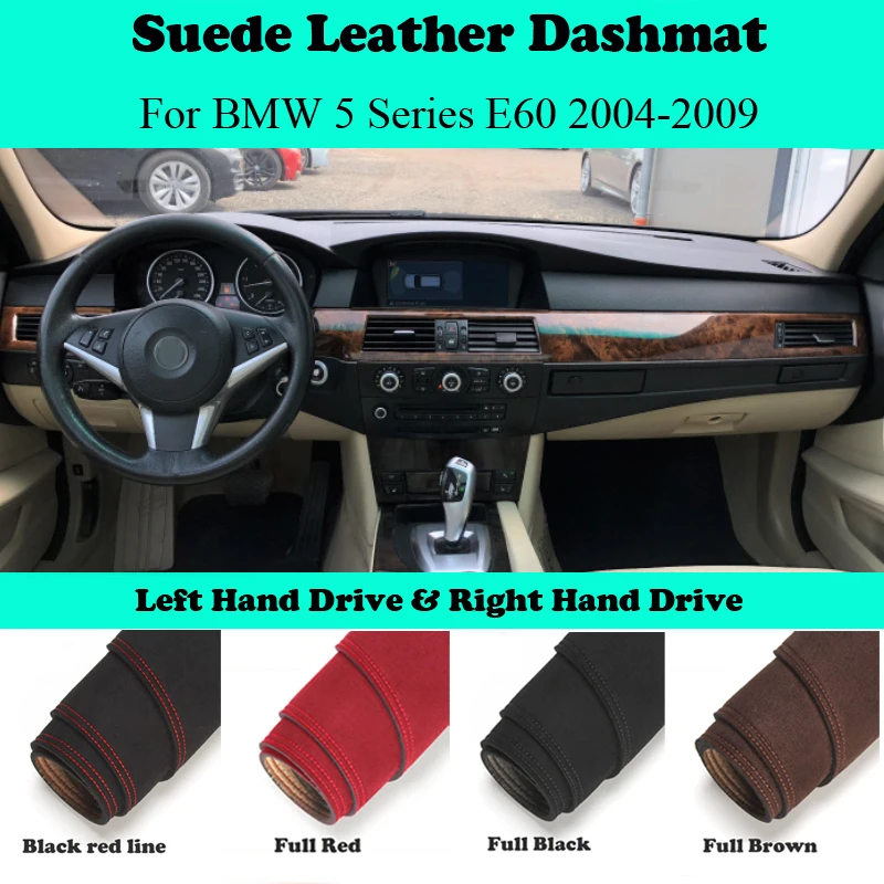 Ornaments Car-styling Suede Leather Dashmat Dashboard Cover Dash Mat For BMW 5 Series E60 2004 2005-2009 520i 525i 530i 535i
Ornaments Car-styling Suede Leather Dashmat Dashboard Cover Dash Mat For BMW 5 Series E60 2004 2005-2009 520i 525i 530i 535i