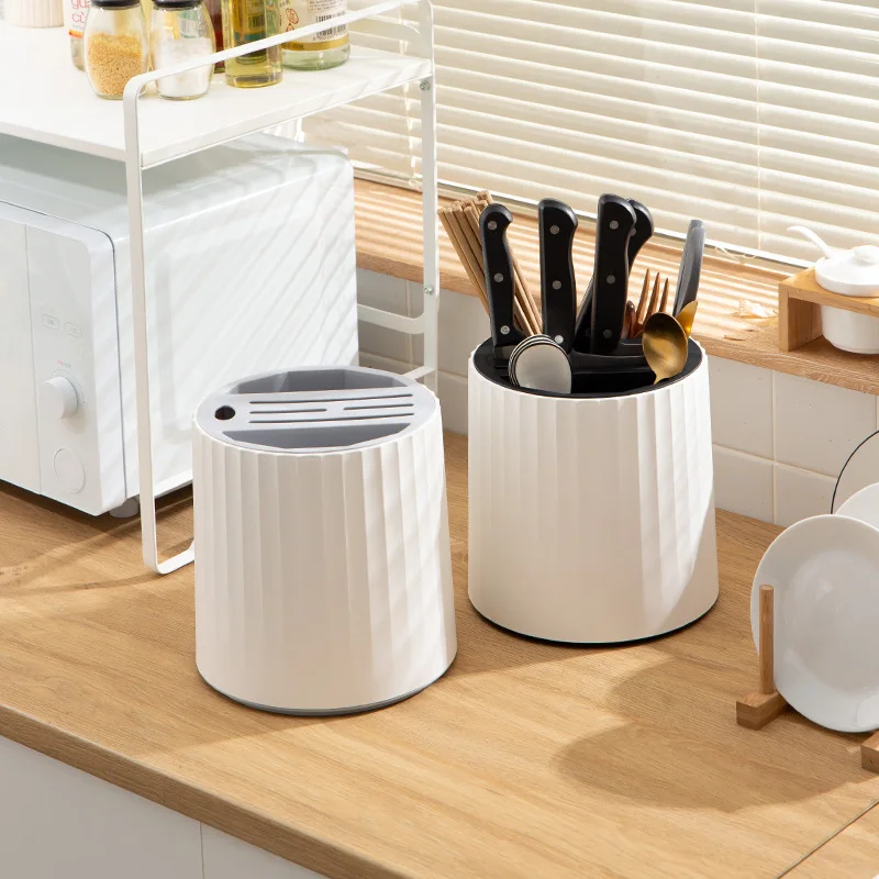 Multi-functional Rotary Knife Rack Kitchen Knife Rack Rotating Knife And Fork Rack Integrated Chopsticks Cage Storage Tube Tool
Multi-functional Rotary Knife Rack Kitchen Knife Rack Rotating Knife And Fork Rack Integrated Chopsticks Cage Storage Tube Tool