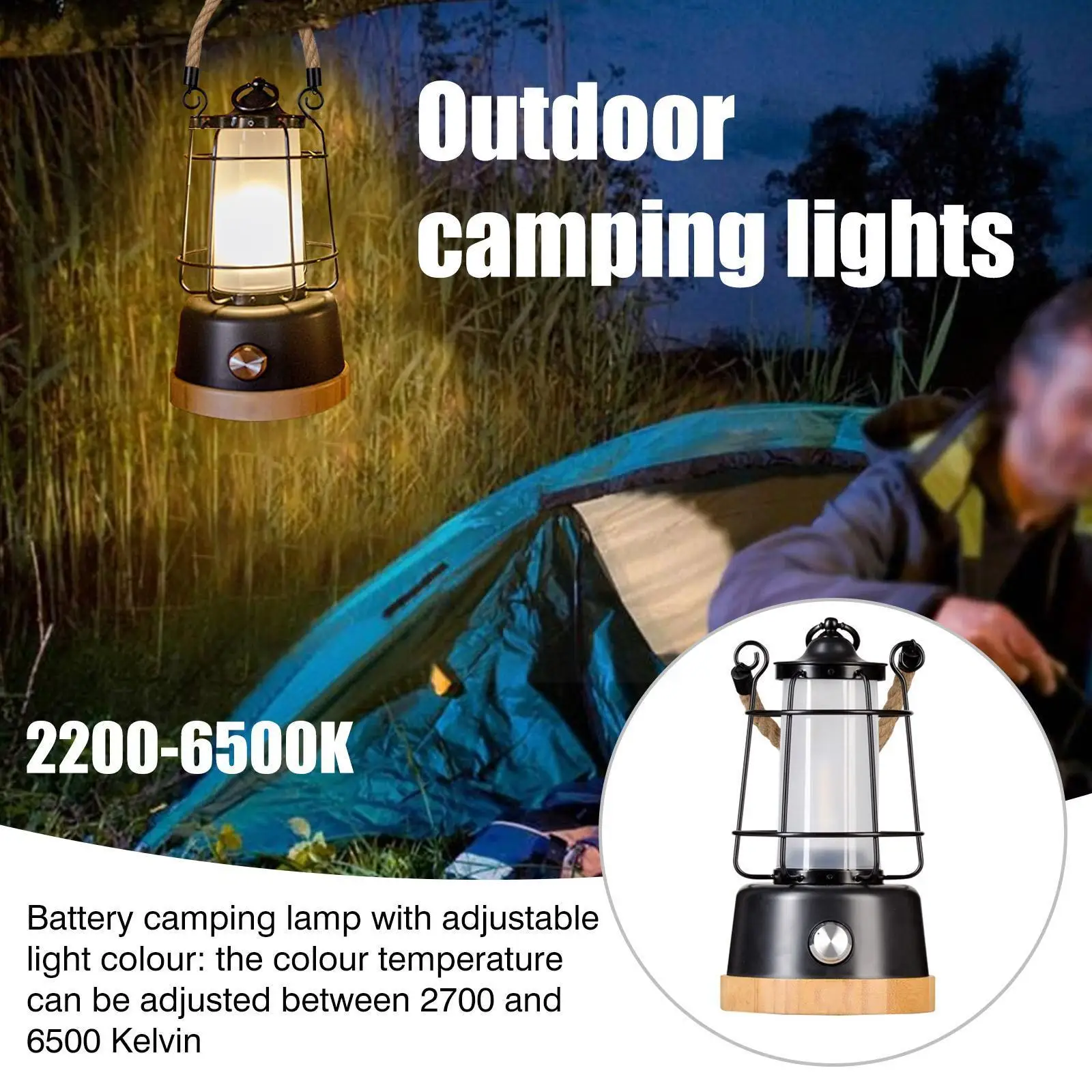 Outdoor Tent Light Portable Portable Emergency Light Camping Rechargeable Retro Led Light Portable S9O7
Outdoor Tent Light Portable Portable Emergency Light Camping Rechargeable Retro Led Light Portable S9O7