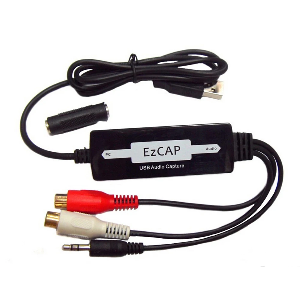USB Audio Capture Card Grabber For Vinyl Cassette Tapes To Digital MP3 DVD Player Converter Stereo Audio RCA 3.5mm Audio Connect
USB Audio Capture Card Grabber For Vinyl Cassette Tapes To Digital MP3 DVD Player Converter Stereo Audio RCA 3.5mm Audio Connect