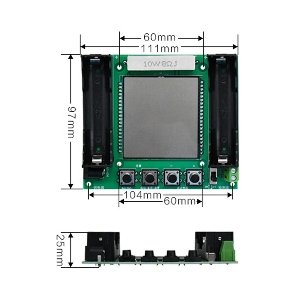 18650 Lithium Battery True Capacity Tester Module High Precision XH-M239 LCD Digital Display MaH MwH Measurement Electronic Load
18650 Lithium Battery True Capacity Tester Module High Precision XH-M239 LCD Digital Display MaH MwH Measurement Electronic Load