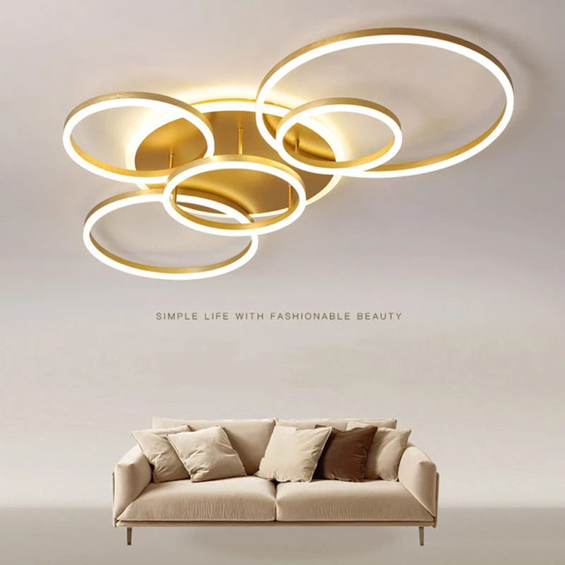 Modern LED Chandelier Gold Ceiling Chandelier for Living room Bedroom Decoration Remote Dimmable Lustre Lights fixtures
Modern LED Chandelier Gold Ceiling Chandelier for Living room Bedroom Decoration Remote Dimmable Lustre Lights fixtures