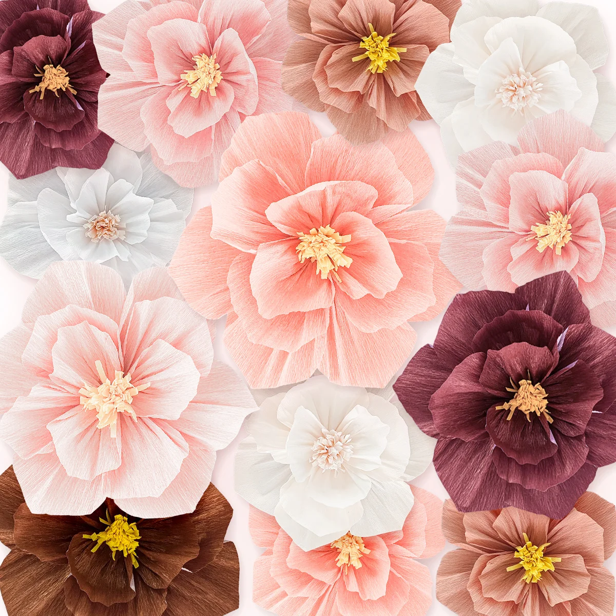 DIY 3D Paper Flower Wrinkle Paper Art Flower Artificial Flower for Kids Nursery Classroom Wedding Decor Birthday Party Supplies
DIY 3D Paper Flower Wrinkle Paper Art Flower Artificial Flower for Kids Nursery Classroom Wedding Decor Birthday Party Supplies