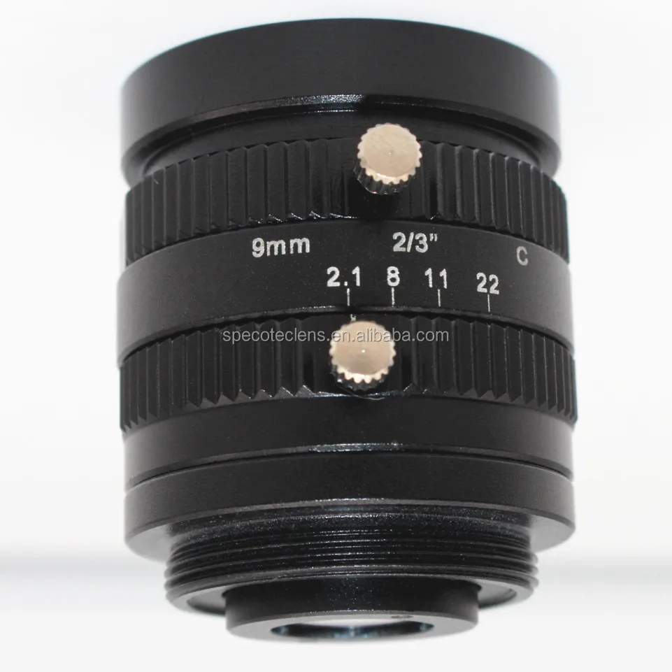 Wholesale 5Mega-Pixels Low Distortion 9mm Universal C Mount Optical Industrial 5MP Industrial Helicoid Lens
Wholesale 5Mega-Pixels Low Distortion 9mm Universal C Mount Optical Industrial 5MP Industrial Helicoid Lens