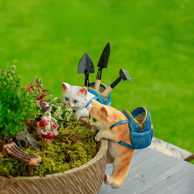 Garden Garden Flower Pot Fish Tank Cute Cat Creative Backpack Small Ornament Gift Resin Pendant Pot Hanging Ornament
Garden Garden Flower Pot Fish Tank Cute Cat Creative Backpack Small Ornament Gift Resin Pendant Pot Hanging Ornament