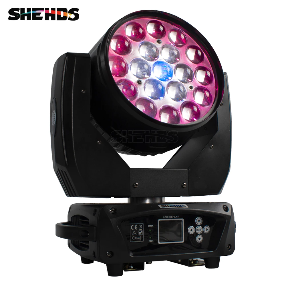 19x15W RGBW DMX/36x18W светодиодный прожектор с подвижной головкой и зумом для DJ Disco Party Stage Ball
19x15W RGBW DMX/36x18W светодиодный прожектор с подвижной головкой и зумом для DJ Disco Party Stage Ball