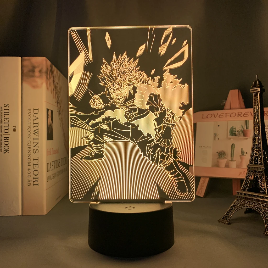 Anime 3d Lamp My Hero Academia Eijiro Kirishima for Bedroom Decorative Nightlight Birthday Gift Manga Led Night Light Red Riot
Anime 3d Lamp My Hero Academia Eijiro Kirishima for Bedroom Decorative Nightlight Birthday Gift Manga Led Night Light Red Riot