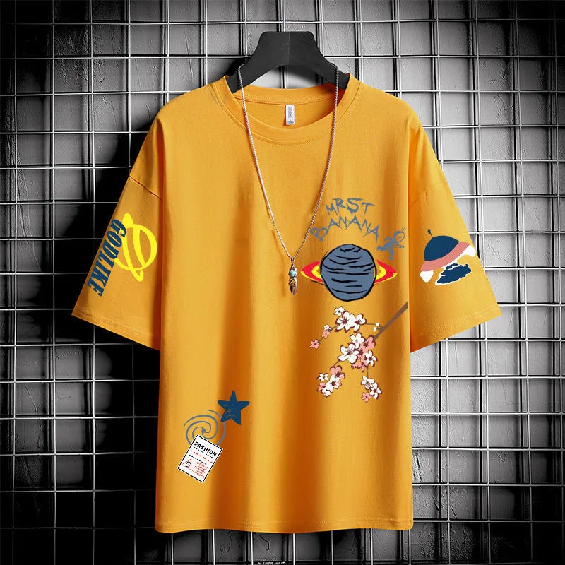 2021 Summer New Men Clothing Harajuku Goth Clothes Short Casual Polyester Shopping O-neck Art Pullover
2021 Summer New Men Clothing Harajuku Goth Clothes Short Casual Polyester Shopping O-neck Art Pullover