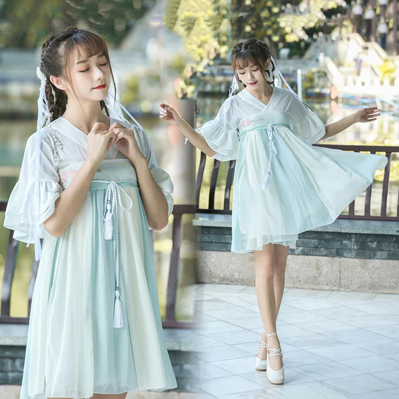 Traditional Fairy Hanfu for Women Dress Dance Costume Clothing Tang Dynasty Ancient Costume Chinese Spandex Yy
Traditional Fairy Hanfu for Women Dress Dance Costume Clothing Tang Dynasty Ancient Costume Chinese Spandex Yy